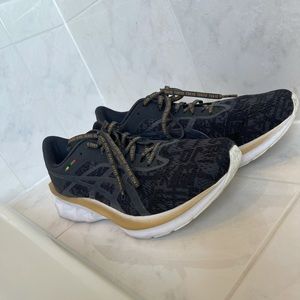 Grey ASICS Running Shoe